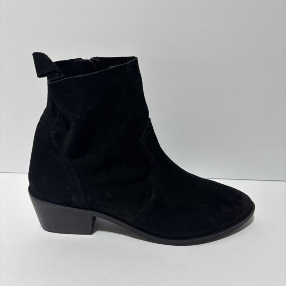Rebels Women’s Black Suede Ankle Bootie, Size 10 M